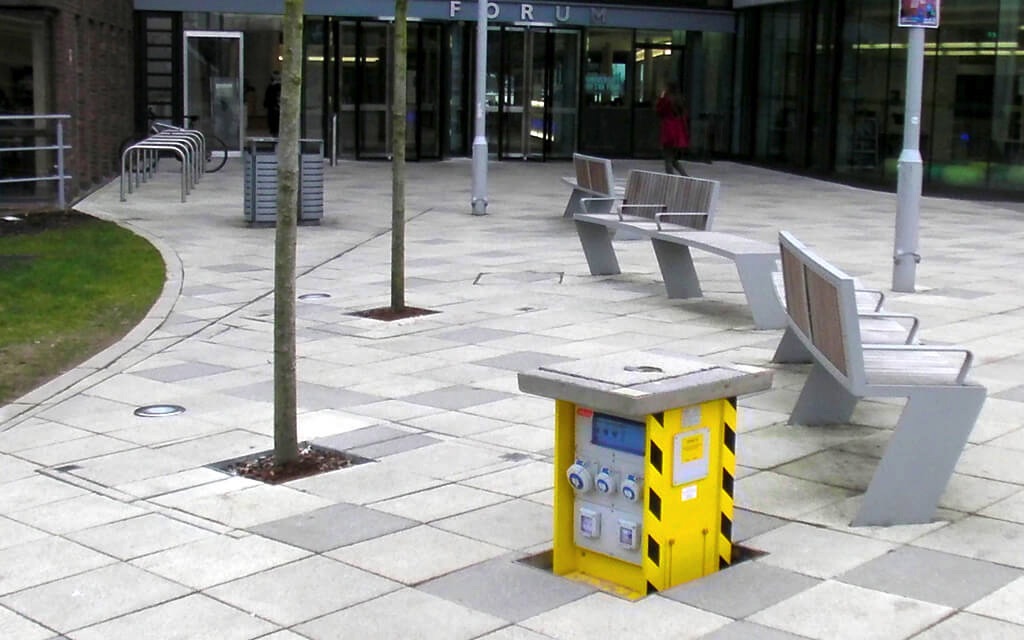 Exeter University pop up unit